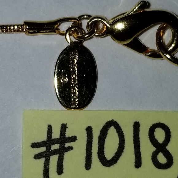 ✅1018 NWOT RARE Worthington Logo Gold 31" Necklace - Picture 14 of 16